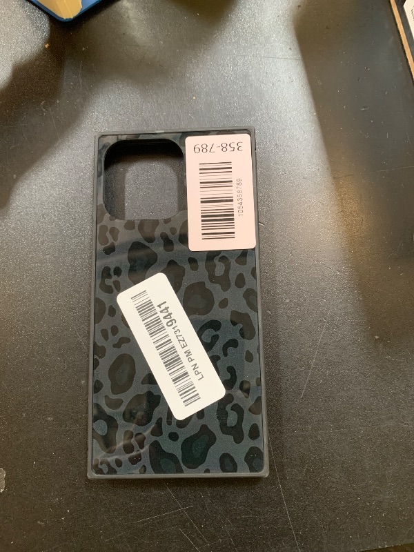 Photo 1 of ZHUXUXITT Designer Luxury Case for iPhone 15 Pro Max Women,Black Gray Leopard print Classic Checkered Style,Hard PC+Soft Silicone case is Shock-Proof and Skid-Proof for Protective Case