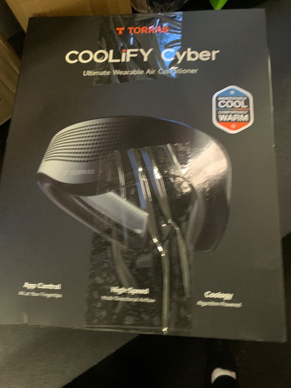 Photo 1 of TORRAS 2025 Top Al Neck Fan Air Conditioner Coolify Cyber, Portable Neck Fans that Blow Cold Air?No.1 Coolest & 720° Immersive Cooling? Personal AC Rechargeable for Outdoor/Indoor. Gifts for Dad/Mom