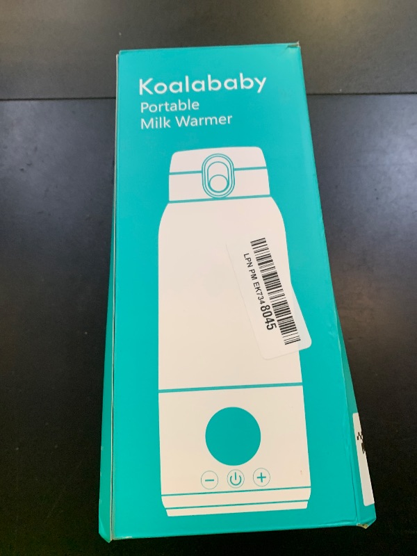 Photo 1 of Koalababy Portable Bottle Warmer – Fast Heating Milk Warmer for Travel, Breast Milk & Formula, 17oz Leak-Proof Stainless Steel, IPX6 Waterproof, Rechargeable with Long Battery Life