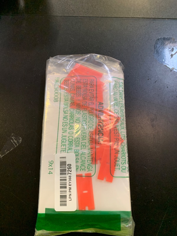 Photo 1 of JVSEYTE 4 PCS Plastic Razor Blade Scraper and 120 PCS Plastic Razor Blades, Cleaning Scraper Tool for Remover, Adhesive, Stickers, Decals, Glass, Labels, Cars Windows