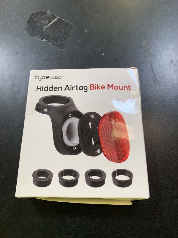 Photo 1 of Airtag Bike Mount, Hidden Bicycle Seatpost Mount Compatible with Apple Airtags & Garmin Varia, Anti-Theft Air tag GPS Tracker Bike Reflector Holder for Mountain Bikes, Electric Bicycle, and Scooter