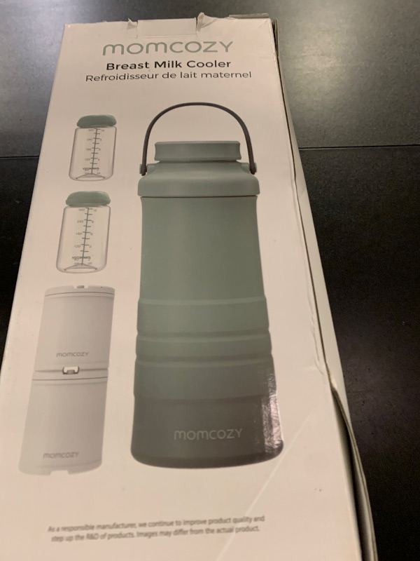 Photo 1 of Momcozy 22oz Portable Breast Milk Cooler for Outdoor, Life Saver with 360° Total Cooling for 24 Hours, Larger Capacity Travel Breastmilk Chiller with 2pcs Baby Bottles for Breastmilk Storage, Green