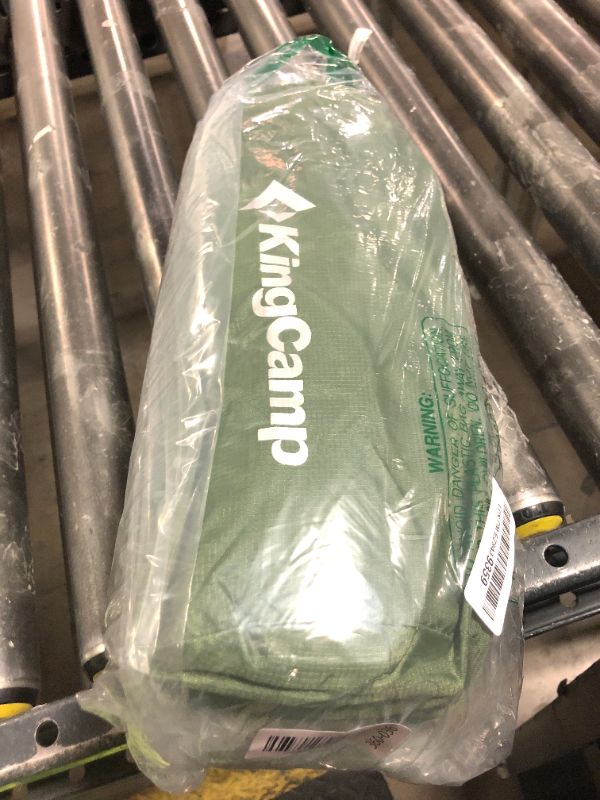 Photo 1 of KingCamp Double Sleeping Pad for Camping, Inflatable Queen Camping Mattress 2 Person with Pillow Built-in Foot Pump, Ultralight Connectable Camping Mat for Backpacking, Hiking, Tent, Cot (Olive)