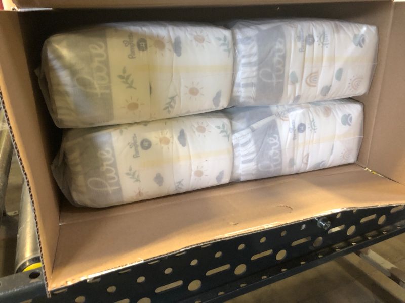 Photo 1 of Pampers Pure Protection Baby Diapers, Size 4 (22-37 lbs), 108 Count, Up to 100% Leakproof, Premium Plant-Based Skin Protection, Hypoallergenic Soft Diapers
