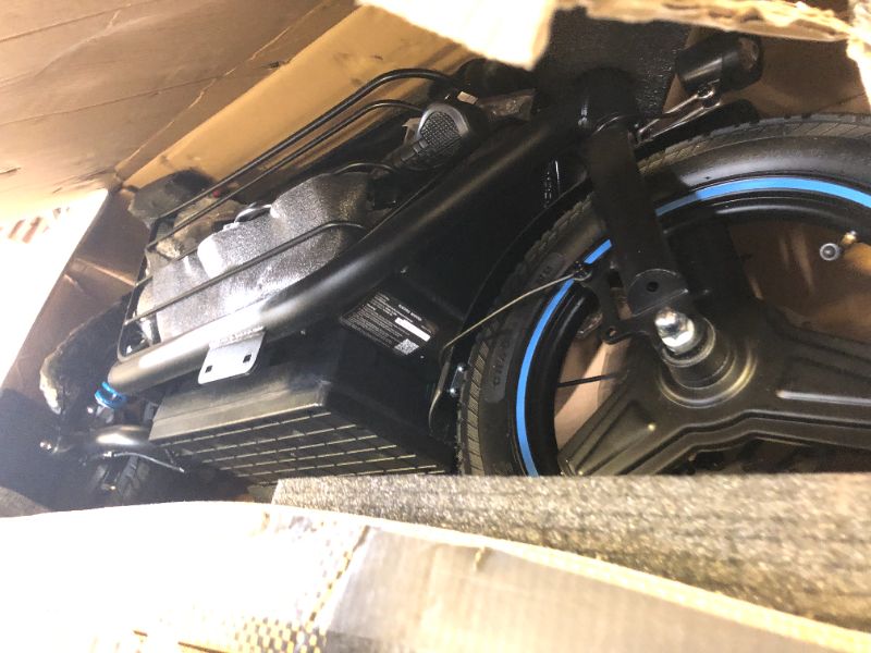 Photo 1 of Gyroor C1 Plus Electric Scooter for Adults with Seat & Pet Basket - 30 Miles Range 650W Motor 48V 13.5Ah Battery 18.6MPH 14" Pneumatic Tires Foldable Design Shock Absorbers 300lbs Pet Bike, L73