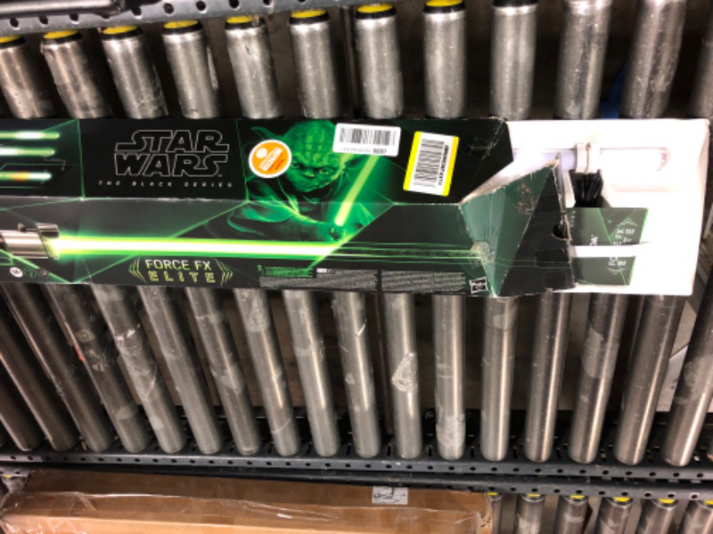 Photo 1 of Star Wars The Black Series Yoda Force FX Elite Electronic Lightsaber with Advanced LED and Sound Effects, Ages 14 and Up