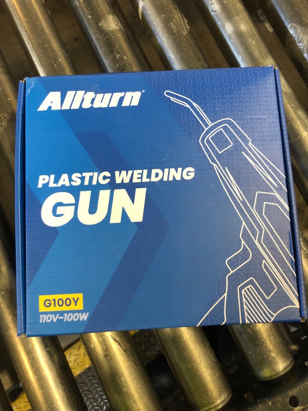 Photo 1 of Allturn Upgraded Plastic Welder, 2 in 1 Plastic Welding Kit, Hot Staples Weld Gun, Car Bumper Repair Kit for Most Plastics, Patent Number D970324(Yellow)