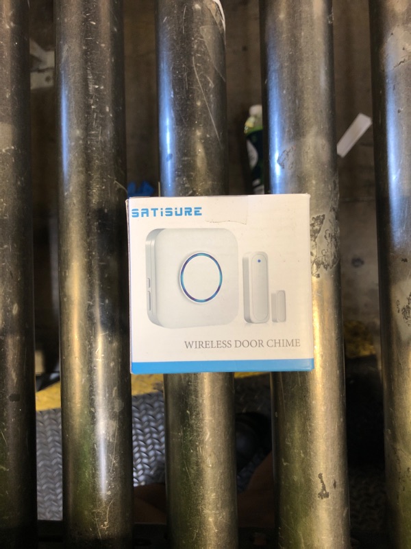 Photo 1 of Door Chime, Satisure Wireless Door Open Contact Sensor Alarm Chime with 600 FT Range 58 Chimes 5 Volume Levels LED Indicators, Door Ringer Alert for Business/Store/Home/Office When Entering