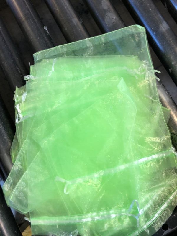 Photo 1 of 60 Pcs Fruit Protection Bags 7''x9'' Fruit Net Bags with Drawstring Bag for Fruit, Vegetable Net Cover Mesh Bag for Protecting Fruits(Fruit Green,7 x 9 Inch)
