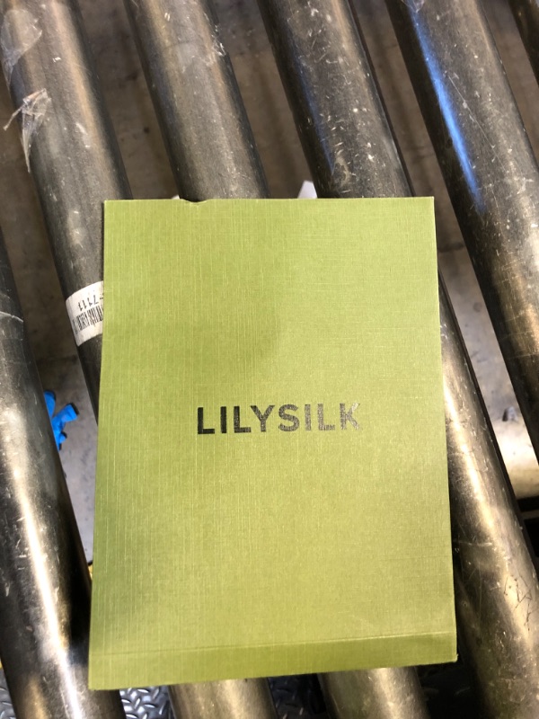 Photo 1 of Lilysilk 19 Momme 100% Mulberry Silk Pillowcase Travel Size, Silvergray, 12" x 16"