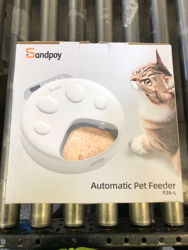 Photo 1 of Automatic Cat Feeder Wet Food,Cordless Wet Pet Food Dispenser with 4 Ice Packs,4 Meals Per Day Fresh Food Refrigerated Container,Programmable Timed Battery Operated Auto Feeder for Kitten(Black)