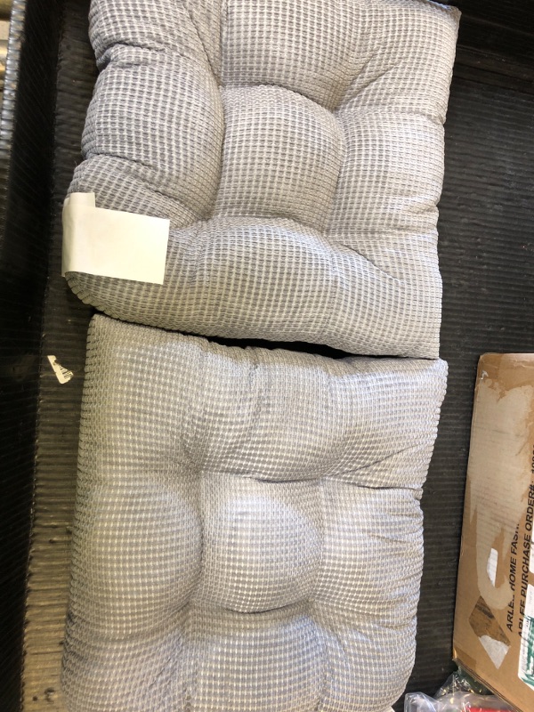 Photo 1 of Perfect Performance Tyler Set of 2 Chair Cushions Alloy