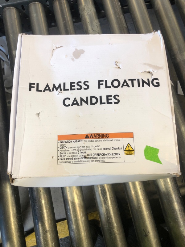 Photo 1 of Homemory 48 Pack 3” Flameless Led Floating Candles, 200 Hour White Battery Operate Waterproof Tealights for Cylinder Vases, Centerpieces at Wedding Decor, Party, Pool