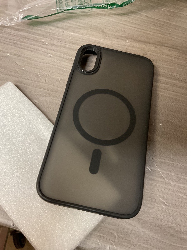 Photo 1 of SUPFINE Magnetic for iPhone 16 Case (Compatible with MagSafe) (Military Grade Drop Protection) Translucent Matte Shockproof with Anti-Fingerprint Phone Cover,Black