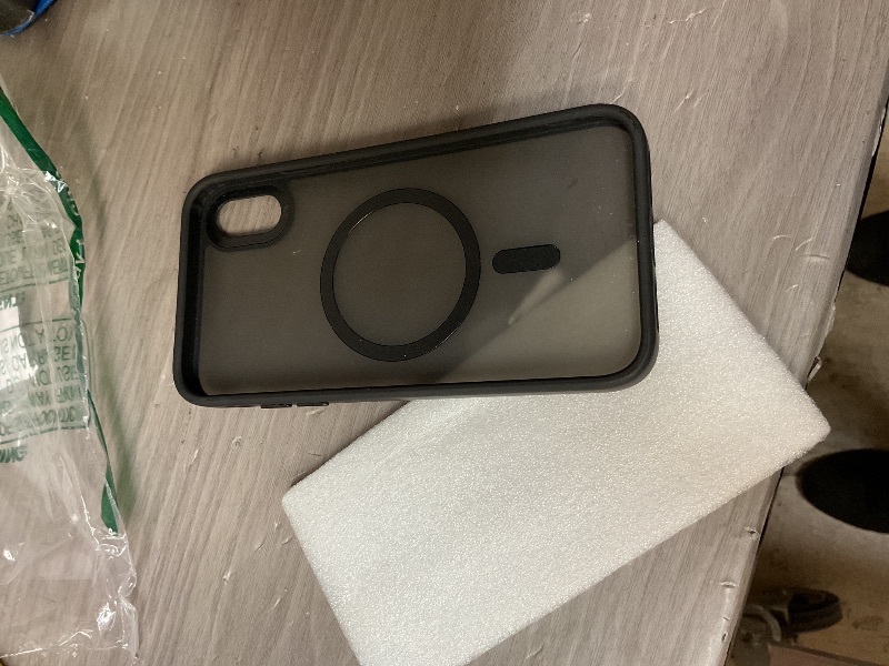 Photo 1 of SUPFINE Magnetic for iPhone 16 Case (Compatible with MagSafe) (Military Grade Drop Protection) Translucent Matte Shockproof with Anti-Fingerprint Phone Cover,Black