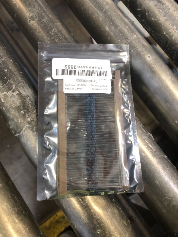 Photo 1 of California JOS 100 PCS 10K ohm Resistor 1/4w (0.25 Watt) ±1% Tolerance Metal Film Fixed Resistors, Over 200 Multiple Values (0~22M ohm) of Resistance Optional(10K ohm,10K R,10K ?) [CJ25-006] 10K ?