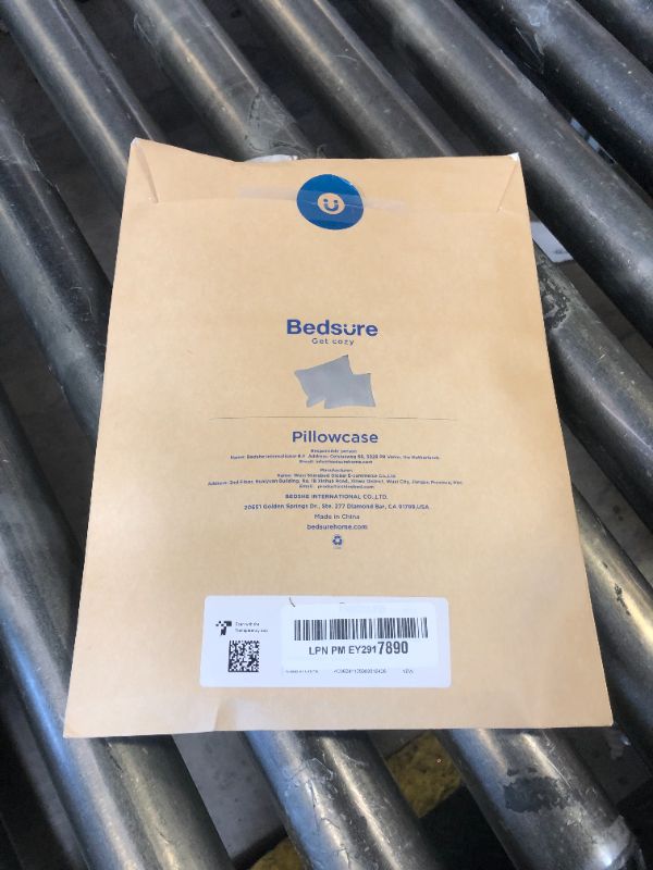 Photo 1 of Bedsure Satin Pillowcase, Similar to Silk Pillow Cases Queen Size Set of 2, Cooling Pillow Case for Hot Sleepers with Envelope Closure, Gifts for Women Men, Silver Grey, 20x30 Inches, 2pcs