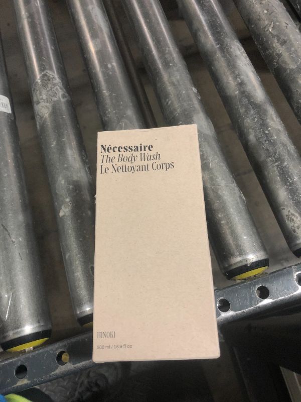 Photo 1 of Nécessaire The Body Wash Hinoki. Natural Body Wash for Women & Men, Softening Shower Gel with Gentle Exfoliating Acids AHA/BHA/PHA. Gel Cleanse,16.9 fl oz