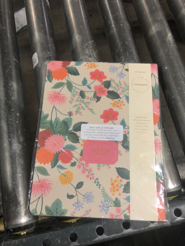 Photo 1 of Paper Co. 2026 12-Month Appointment Notebook, Includes Sections for Monthly Views and features Important Dates and Extra Notes, Patterned in Dahlia