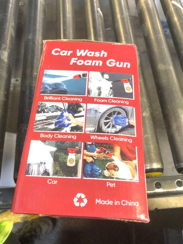 Photo 1 of New Rotary Dial 16 IN 1 Car Wash Foam Gun,Foam Cannon, Adjustable Hose Wash Sprayer with 2.5-6 Bars Foam Blaster, with Nozzles,Wash Mitten &Towel,for Car Cleaning& Garden Use with 1/2” Quick Connector