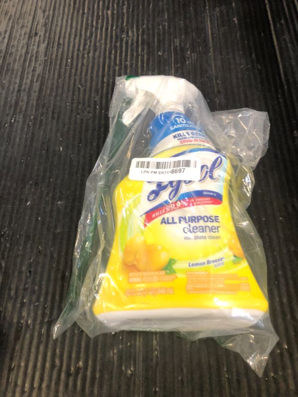 Photo 1 of Lysol All Purpose Cleaner Spray, Multi-Purpose Disinfecting Spray, Kitchen & Bathroom Cleaner, Lemon Breeze Scent, 32 Fl Oz