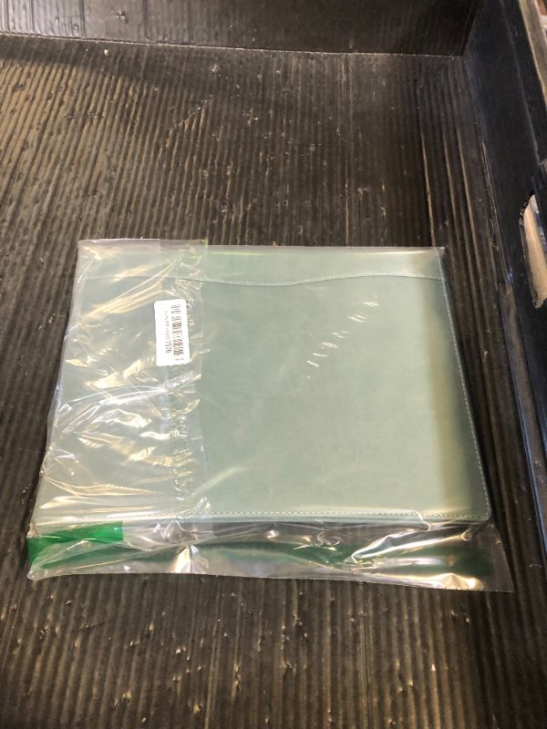 Photo 1 of MOWPOG Professional Padfolio Portfolio Binder, Faux Leather Interview Resume Folder, Letter Size A4 Legal Writing Pad Holder, Document Organizer for Business School Office Conference (Green)