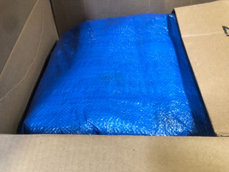 Photo 1 of RAINDEWAY Tarps - 20x30 Feet, 5.5 Mil Thick, Multipurpose Waterproof Poly Tarp Cover with Metal Grommets and Reinforced Edges, Silver/Blue Large Tarp
