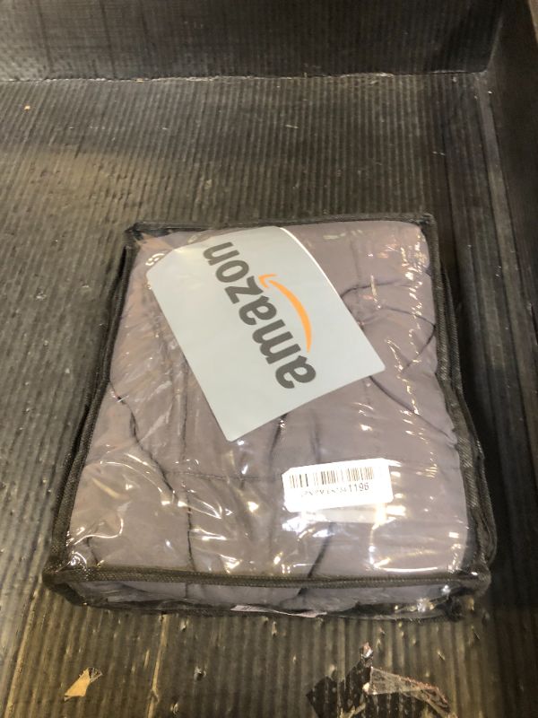 Photo 1 of yescool Weighted Blanket 5 Pounds Cooling Weighted Lap Blanket, Grey Heavy Blankets, Small Weighted Throw Blanket Washable for Travel 40-60lbs, 36"x48"