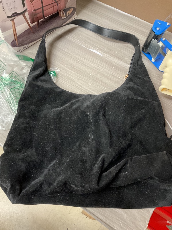 Photo 1 of Suede Bag for Women,Tote Hobo Bags,Suede Handbag,Slouchy Shoulder Bag
