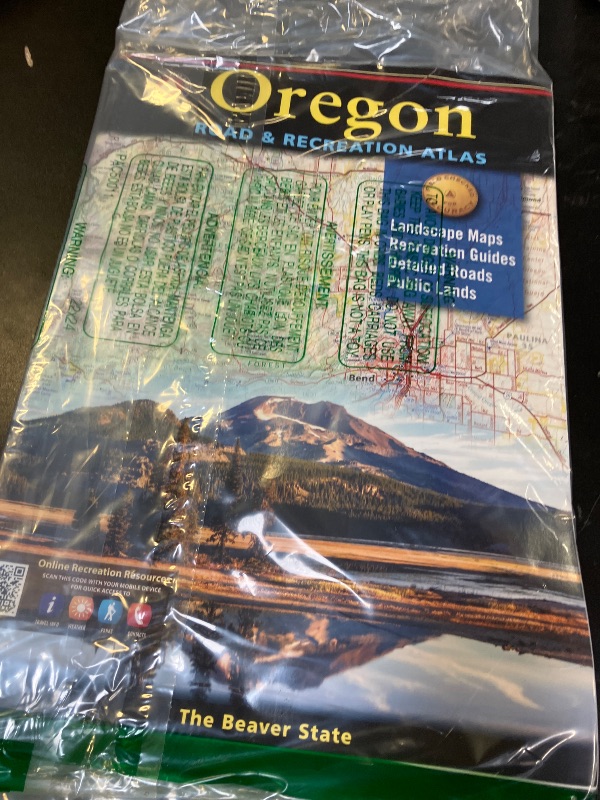 Photo 1 of Oregon Road and Recreation Atlas - 11th Edition, 2024 (Benchmark)