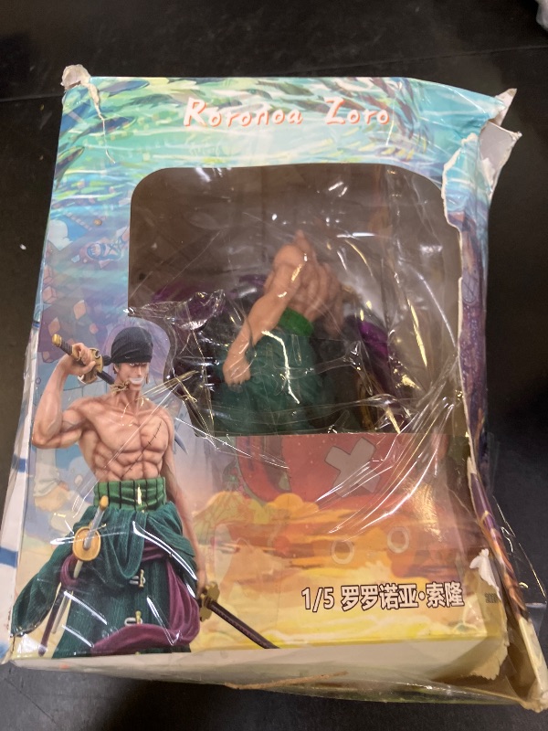 Photo 1 of Roronoa Zoro Figurine Double Headed One Piece Anime Action Figure PVC Collection