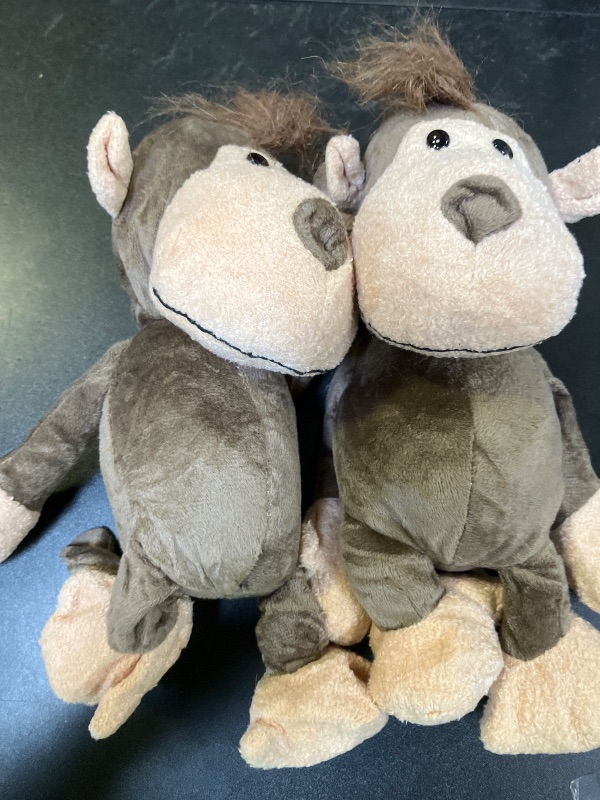 Photo 1 of KIDS PLUSH MONKEY 2 PACK 