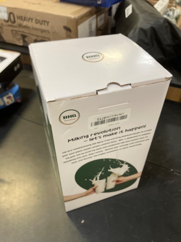 Photo 1 of Upgraded 20OZ Nut Milk Maker Machine - Multi-Functional Automatic Almond with 10 Blades, Plant-Based, Oat, Soy, and Dairy Free Beverages 12 Hours Timer/Auto-clean/Room Temp/Keep Warm/Boil, White