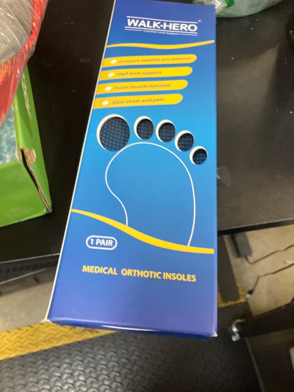 Photo 1 of Plantar Fasciitis Insoles for Men Women - Orthotics Inserts, Shoe Insoles Arch Support Flat Feet Inserts Work Boot Insoles for Standing All Day (Mens 10-10 1/2 | Womens 12-12 1/2)LPNPMEX7815890
