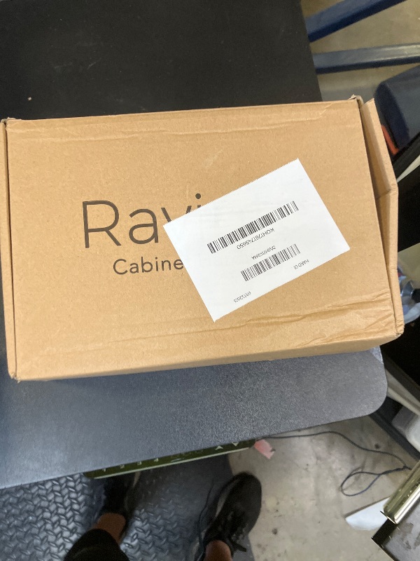Photo 1 of Ravinte 30 Pack Solid 5 Inch Center to Center Slim Square Bar Drawer Handles for Kitchen Cabinet Hardware Matte Black