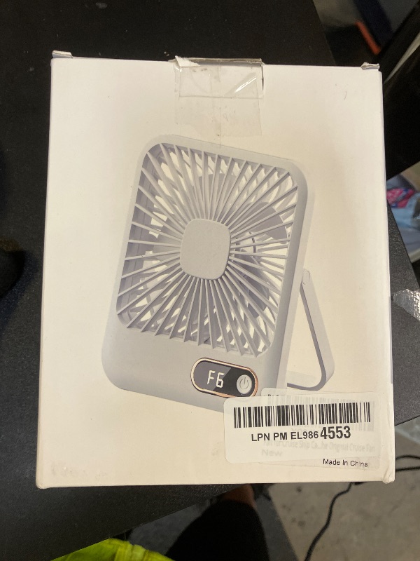 Photo 1 of Cruise Fan Cabin Approved Carnival & Royal Carribbean Essentials With Magnetic Hook - Rechargeable Long Battery Life, USB-A & USB-C - Small Desk Fan - Folding & Portable, Plug-In And Battery Powered