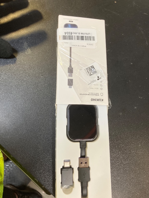 Photo 1 of Wireless CarPlay Adapter for iPhone, 2 in 1 Wireless CarPlay and Android Auto Adapter Converts Factory Wired to Wireless, Plug and Play Car Play Adapter with Stable Control and No Delay
