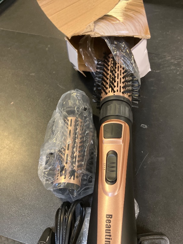Photo 1 of Beautimeter Hair Dryer Brush, Spinning Blow Dryer Brush for Smooth Blowouts, 3-in-1 Rotating Hot Air Brush Styler for Various Hair Styles