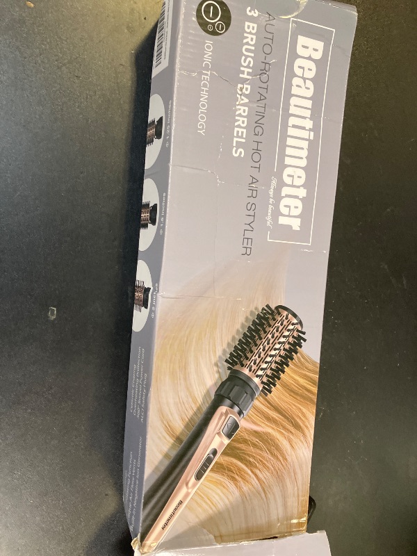 Photo 1 of Beautimeter Hair Dryer Brush, Spinning Blow Dryer Brush for Smooth Blowouts, 3-in-1 Rotating Hot Air Brush Styler for Various Hair Styles