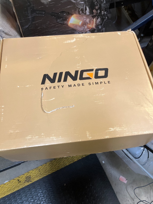 Photo 1 of HISEA NINGO Work Boots For Men,6" Soft Toe Mens Works Boots,Water Resistant Slip Resistant Industrial & Construction Work Shoes Size 11