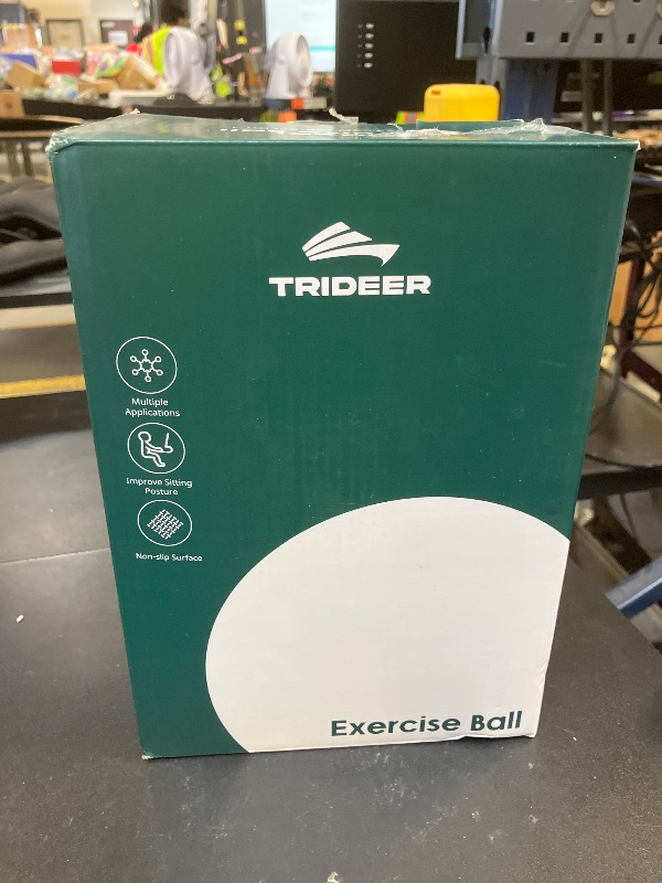 Photo 1 of Trideer Yoga Ball for Pregnancy Office Ball Chair– Exercise Ball for Birthing, Labor, Stretching & Core Workout – Anti-Burst, Slip-Resistant for Home Gym, Flexible Seating & Physical Therapy