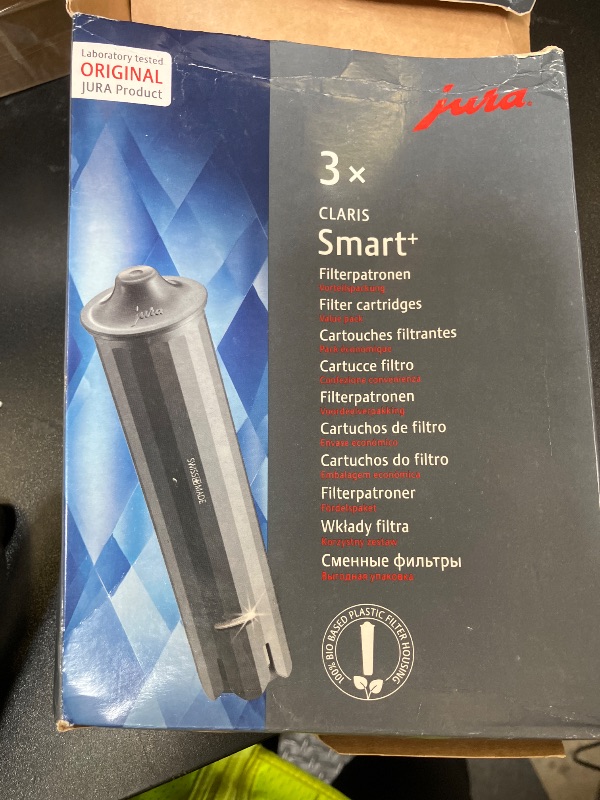 Photo 1 of Jura 71794 "Claris Smart Filter Cartridge, Grey, 3-Piece, 5 x 10 x 10 cm