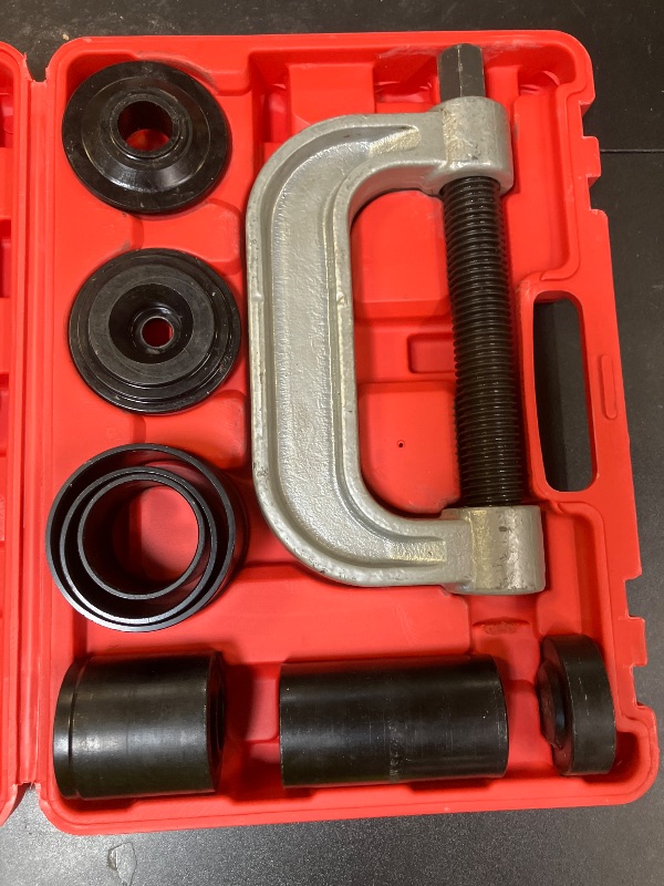 Photo 1 of Jack Boss Ball Joint Press and U Joint Removal Kit, 10 PCS with Portable Storage Case of Bushing Press Kit Tools, Fits Most 2WD and 4WD Cars and Light Trucks