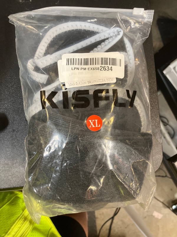 Photo 1 of KISFLY Dog Elbow Brace for Canine Elbow and Shoulder Support Osteoarthritis Shoulder Dislocation Elbow Calluses Pressure Sores Dog Elbow Protector Prevent Licking Wound with Reflective Left Leg XL