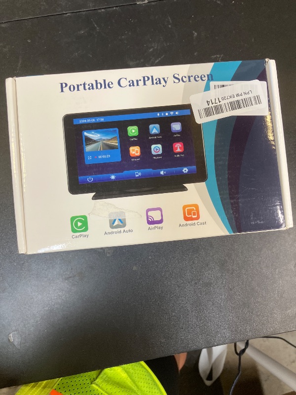 Photo 1 of PARTS ONLY !!!!!!!!!!!!!!------------------------------------------------------------Portable Apple Carplay Screen for Car, 7" Wireless Apple Carplay & Android Auto, 4K Dash Cam, 1080p Backup Camera DVR, Car Audio Receivers GPS Navigation Mirror Link, Blu