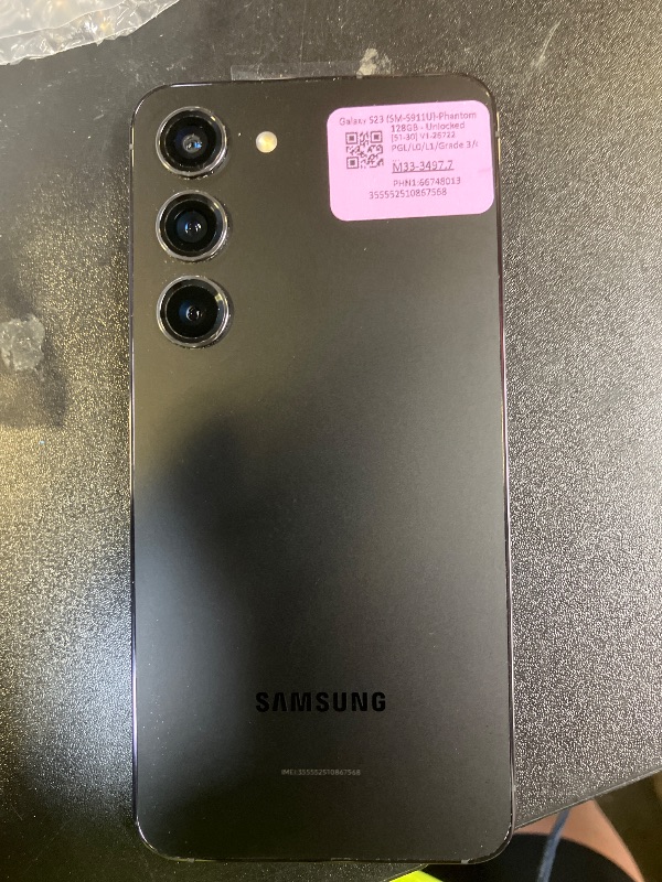 Photo 1 of Samsung Galaxy S23 5G Factory Unlocked 128GB - Phantom Black (Renewed)