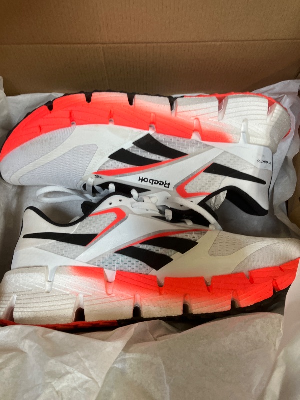 Photo 1 of Reebok Floatzig Running Shoes for Men, Footweaer White/Orange Flare/Core Black, 11.5