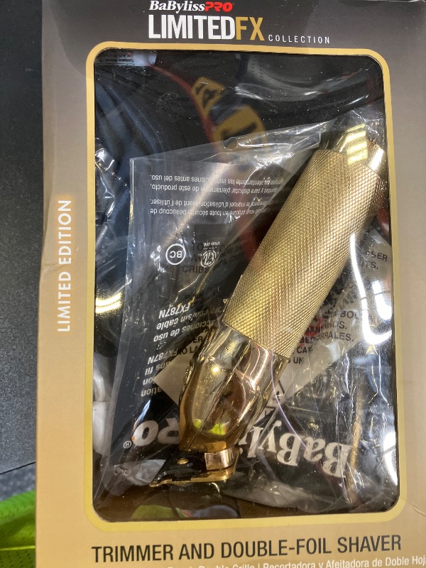 Photo 1 of BaBylissPRO LIMITEDFX Trimmer and Shaver Prepack - Gold