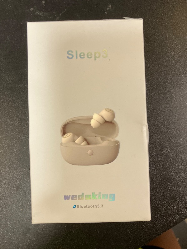 Photo 1 of wedoking Comfortable Sleep Earbuds APP Control Noise Blocking Sleeping Headphones, Bluetooth Invisible Small Headsets w/Mic, Up to 10hrs Playtime for Side Sleepers, UV Light Charging Case