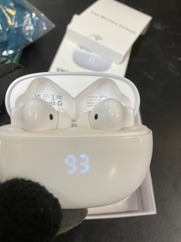 Photo 1 of Ai Translation Earbuds Real Time with Audio and Video Calls, 3-in-1 Buletooth 5.3 Translator Earbuds with 164 Languages/6 Translation Modes/No Subscription Required, 42H Translatior Headphones, White